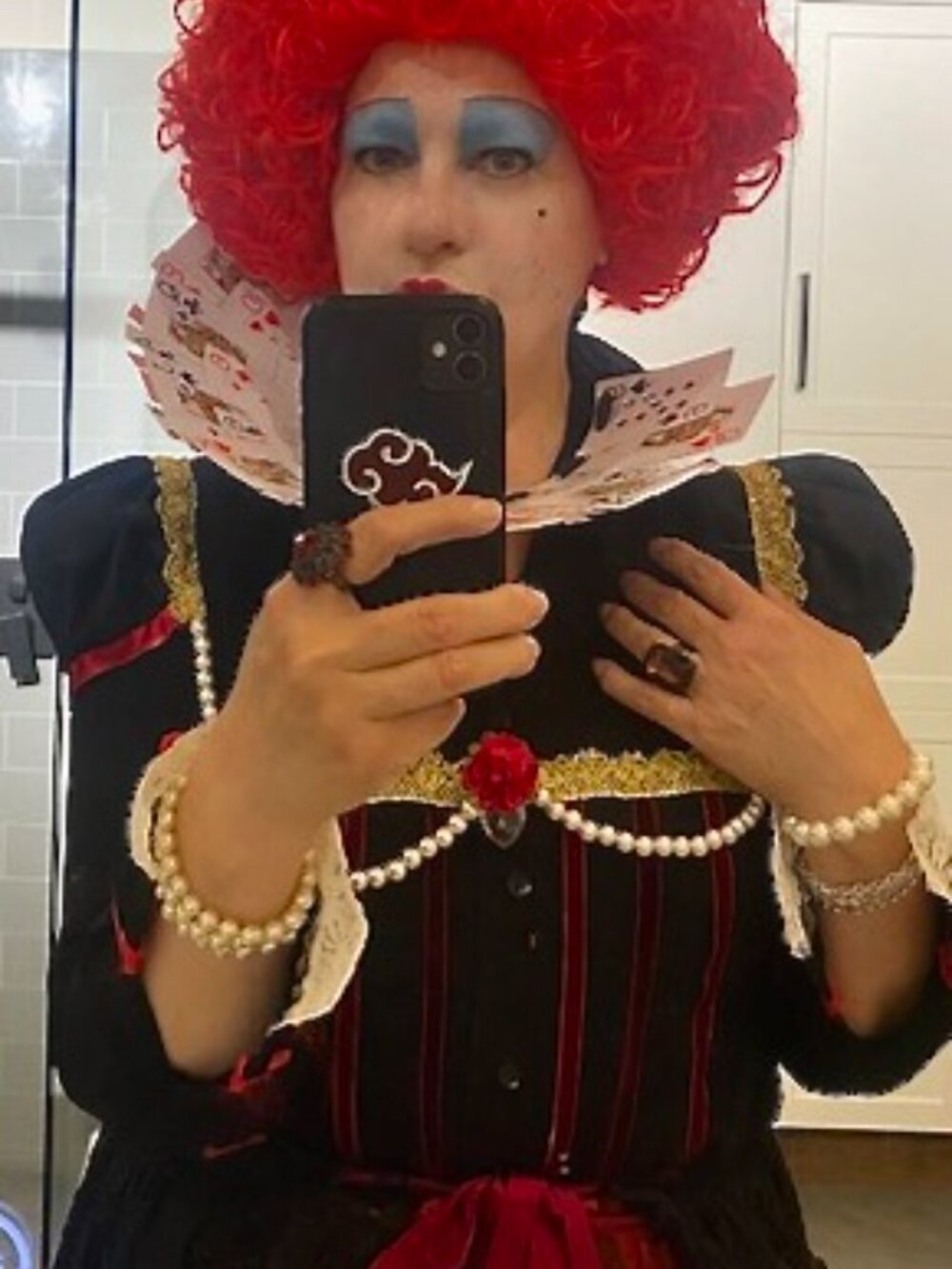 Perruque la Reine Rouge